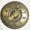Metal round hand Whist Marker